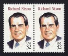 Scott #2955 Richard M Nixon 37th President Horizontal Pair of Stamps - MNH