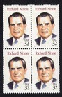 Scott #2955 Richard M Nixon 37th President Block of 4 Stamps - MNH