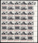 Scott #1931a (1938-41) Architecture Sheet of 40 Stamps - MNH P#1 LR