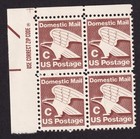 Scott #1946 C Series Eagle Zip Block of 4 stamps - MNH
