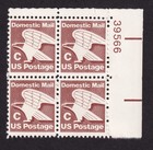 Scott #1946 C Series Eagle Plate Block of 4 stamps - MNH P#39566 UR