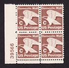 Scott #1946 C Series Eagle Plate Block of 4 stamps - MNH P#39566 LL