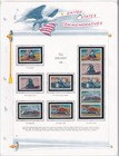 Scott #3337a (3333-37) All Aboard Trains Strip of 5 & Singles - White Ace Page