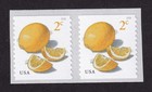 Scott #5256 Lemons Coil Pair of Stamps - MNH