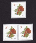 Scott #5201 Strawberries Coil Pair & Single Stamps - MNH