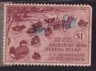 Scott #RW8 1942 Migratory Bird Hunting Stamp - Used