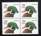 Scott #2484 Wood Duck Booklet Block of 4 Stamps - MNH