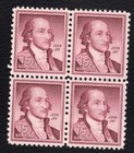 Scott #1046a John Jay Block of 4 Stamps - MNH