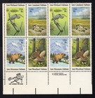 Scott #1924a (1921-24) Wildlife Habitat Zip Block of 8 Stamps - MNH