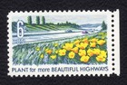 Scott #1367 Beautification Plant for Beautiful Highways Single Stamp - MNH
