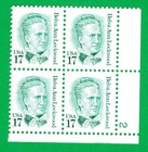 Scott #2178 Belva Ann Lockwood Plate Block Of 4 Stamps - MNH P#2 LR