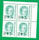 Scott #2178 Belva Ann Lockwood Plate Block Of 4 Stamps - MNH P#1 UR