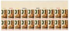 Scott #1843 Christmas Wreath & Drum Window Plate Block of 20 Stamps - MNH Top #2