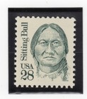 Scott #2183 Sitting Bull Single Stamp - MNH XF in mount