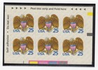 Scott #2431 Eagle & Shield Booklet Pane Block of 6 Stamps - MNH in mount