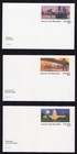 Scott #UX136-UX137-UX138 Stamped Postal Cards in mounts