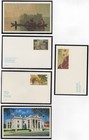 Scott #UX147-UX148-UX150-UX151-UX152 Stamped Postal Cards in mounts