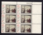 Scott #1433 John Sloan Plate Block of 6 Stamps - MNH P#33124 UR PC#7