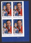 Scott #5275 Mister Rogers 2018 Plate Block of 4 Forever Stamps - MNH LR