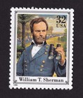 Scott #2975q William T. Sherman Civil War Single Stamp - MNH