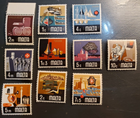 Stamp Europe Malta Set of 10, 1973 sc454-457, 459-460, 462-465 MNH