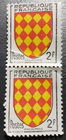 Stamp Europe France 1954 Angoumois Coat of Arms sc737 2f