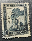 Stamp Europe Spain 1932 1p Cliff Houses sc# 539 A105