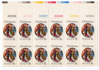Scott #1471 St. Lucy Violin Dancing Plate Block of 12 Stamps - MNH UR