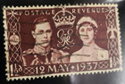 Stamp Europe Great Britain Coronation of King George VI & Queen Elizabeth