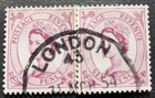 Stamp Europe Great Britain 1952-54 Queen Elizabeth 6p A129 sc#300