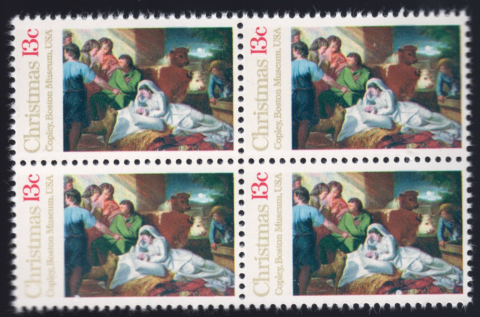 Scott #1701 Nativity Block (Copley) Block of 4 Stamps - MNH