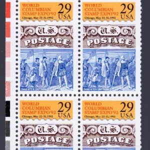 Scott #2616 World Stamp Expo Plate Block of 10 Stamps - MNH