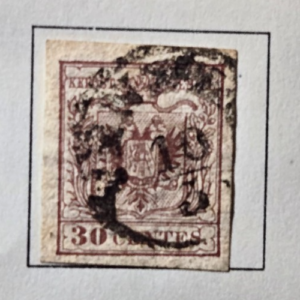 Stamp Austria Lombardy-Venetia 1850 #5 used