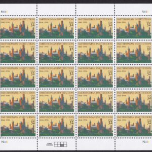 Scott #3059 32c Smithsonian Institution Complete Sheet of 20 Stamps - MNH