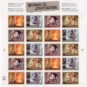 Scott #3668a (3665-68) Women In Journalism Sheet of 20 Stamps - MNH