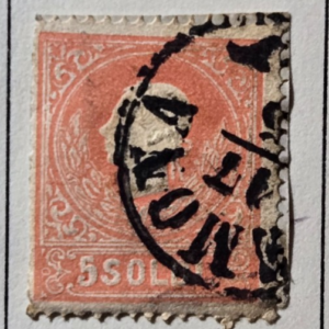 Stamp Austria Lombardy-Venetia 1858-1859 #10 used