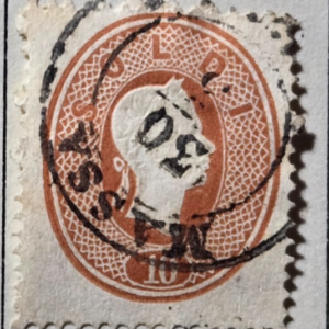 Stamp Austria Lombardy-Venetia 1861 #14 used