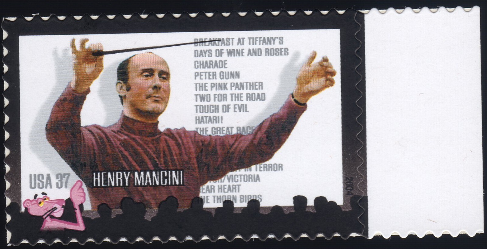Scott #3839 Henry Mancini (Pink Panther) Single Stamp - MNH