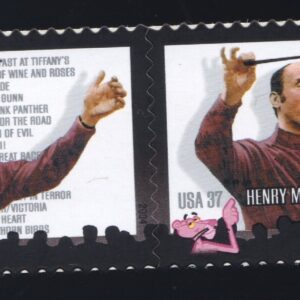 Scott #3839 Henry Mancini (Pink Panther) Horizontal Pair of Stamps - MNH