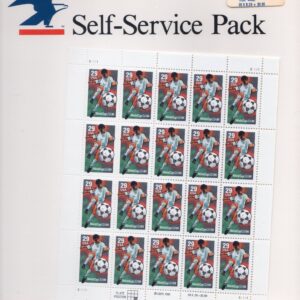 Scott #2834 World Cup Soccer Sheet of 20 Stamps - Sealed