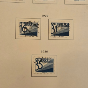 Stamp Austria 1927-32 Postage Due J136, 141, 143, 147-148, 150-152 used