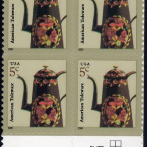 Scott #3756 American Toleware Block of 4 Stamps - MNH