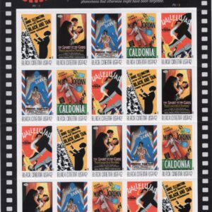 Scott #4340a (4337-4340) Black Cinema Sheet of 20 Stamps - MNH