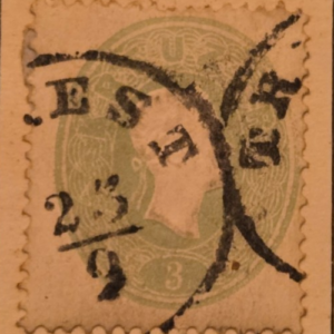 Stamp Austria 1861 #13 used