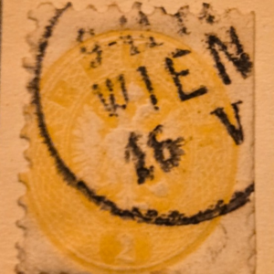 Stamp Austria 1863 #22 used