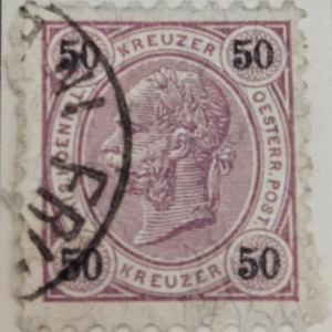 Stamp Austria 1890 #61 used