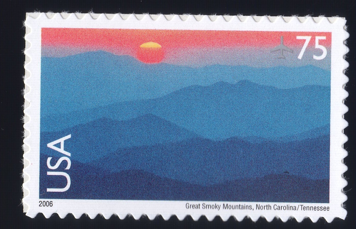 Scott #c140 Great Smoky Mountains $0.75 Single Airmail Stamp - MNH
