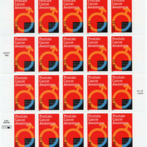 Scott #3315 Prostate Cancer Awareness Sheet of 20 Stamps - MNH