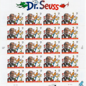 Scott #3835 Dr. Seuss (Cat In The Hat) Sheet of 20 Stamps - MNH