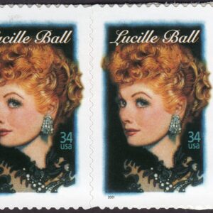 Scott #3523 Lucille Ball (Legends of Hollywood) Horizontal Pair of Stamps - MNH